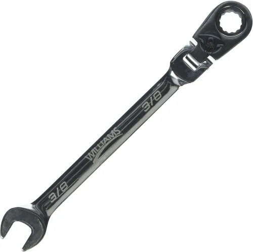 Vista 14 de Williams JHW1210RCF Llave combinada SAE reversible de cabeza flexible de 12 puntos, con acabado cromado pulido - 5/16 pulgadas