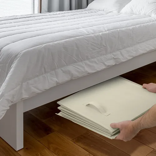 Vista 5 de Sorbus Baúl de juguetes con tapa abatible, almacenamiento plegable para niños, para guardería, sala de juegos, armario, organización del hogar