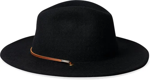 Vista 2 de Sombrero Fedora Brixton, de ala ancha, de campo, para hombre., M, Negro