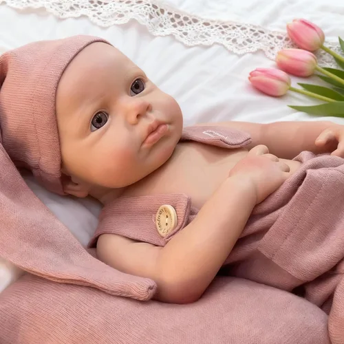 Vista 5 de OtardDolls Muñeca de bebé reborn de 18 pulgadas Muñecas de bebé reborn realistas Muñecas de silicona completas Muñecas de bebé recién nacidas