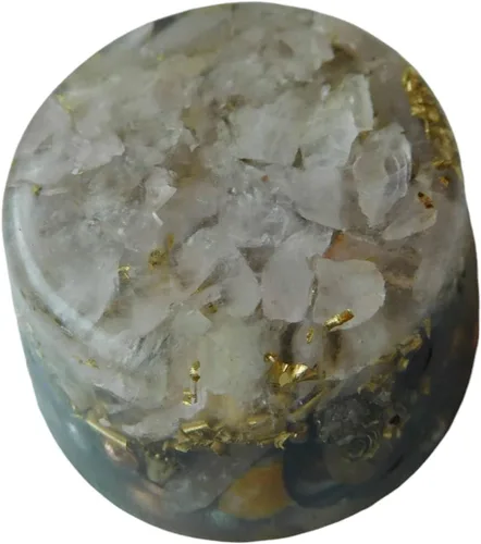 Vista 12 de Generador de orgón Buster de un solo cristal de ojo de tigre Acumulador de energía ¡Herramienta de regalo perfecta! ¡Orgonita muchos ingredientes
