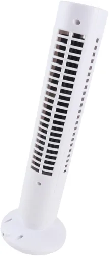 Vista 4 de Ventilador de torre sin aspas Conectividad USB ABS Ventilador de Blanco