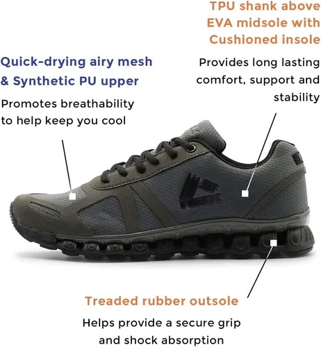 Vista 25 de RBX Active Airy Mesh Tenis deportivos para hombre, tenis ligeros para entrenamiento
