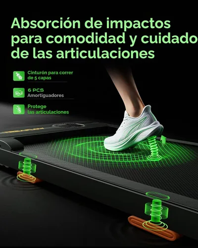 Vista 5 de TREAFLOW Walking Pad Treadmill, Under Desk Treadmills for Home