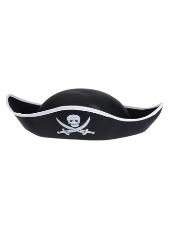 Vista 2 de Sombrero de disfraz clásico de pirata para niño en espuma EVA Multicolor