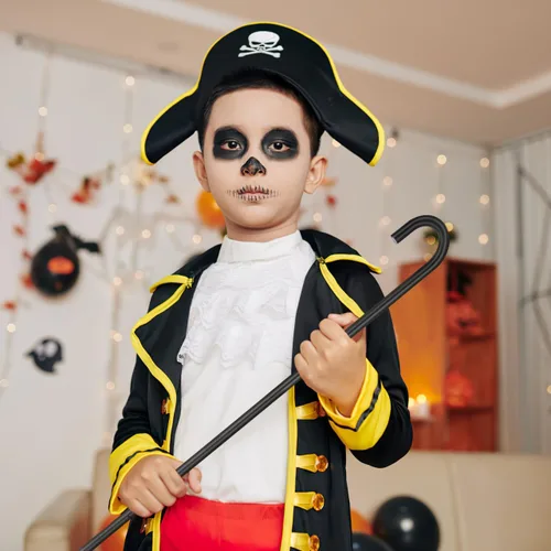 Vista 9 de Lurrose Bastón de cosplay para Halloween, bastón de plástico, muleta de mago, bastón de mago, accesorio para disfraz de escenario, accesorios