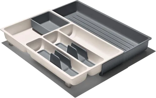 Vista 13 de OXO Cajón Good Grips, organizador grande de herramientas de cocina expandible, color blanco