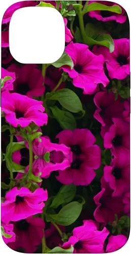 Vista 4 de iPhone 16 Purple Petunia Floral Cool Garden Plant Flower Gardener Gift Case