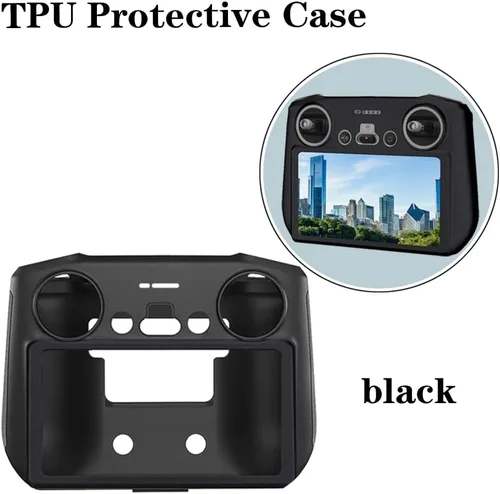 Vista 3 de Protector de pantalla (3+1 unidad) compatible con DJI Mini 3/Mini 3 Pro, control remoto Mavic 3 RC, película de vidrio templado, antiarañazos