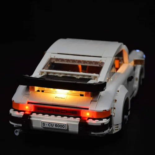 Vista 6 de Kyglaring Juego de iluminación LED para (kit de construcción Porsche 911) - Kit de luces compatible con el modelo de bloques de construcción Lego