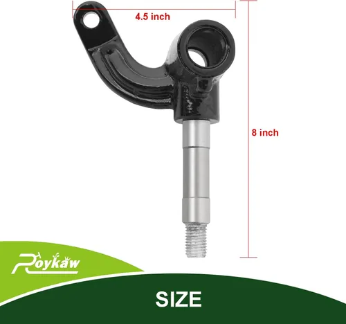 Vista 6 de Roykaw EZGO RXV - Conjunto de husillo para modelos de carrito de golf eléctrico y gas 2008 en adelante, lado del conductor, reemplaza al OEM #