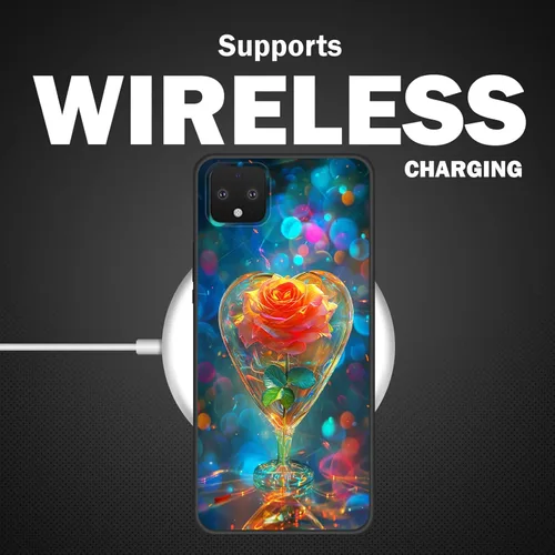 Vista 516 de Funda delgada para Google Pixel 4 XL, funda delgada de silicona de TPU suave a prueba de golpes para Google Pixel 4 XL, astronauta Galaxy