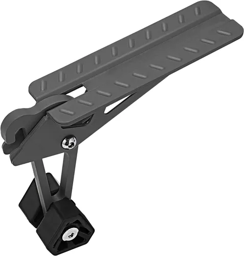 Vista 8 de TOOENJOY - Escalón ajustable con 5 cambios y protección extra para el pestillo de la puerta del automóvil, no requiere montaje, plegable Gris oscuro