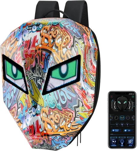 Vista 8 de Mochila para Motocicleta DABASHAN con Pantalla LED, (Backpack), Moda