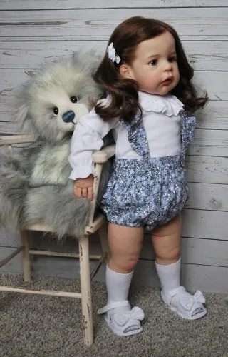 Vista 7 de cosheng Muñecas realistas de bebé Reborn de 24 pulgadas, muñeca Reborn realista recién nacida, de vinilo suave, juguete para niños a partir de 3 años