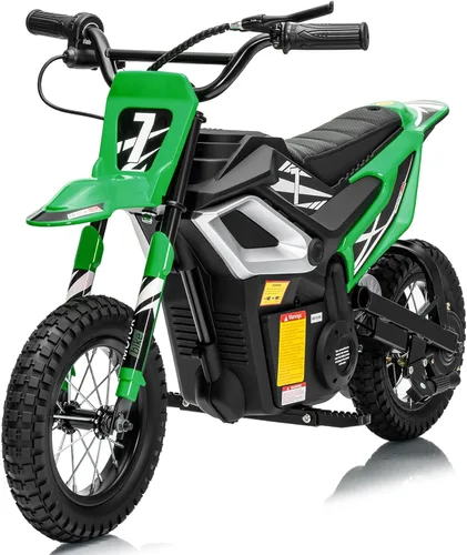 Vista 12 de Winado 24V Kids Electric Dirt Bike, Electric Motorcycle Mini Bike, Blue Azul