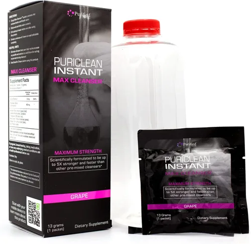 Vista 4 de Puriclean Instant MAX Cleanser - Máxima fuerza, 0.35 onzas de limpiador - Descarga rápida, 5 veces más fuerte y más rápido que otros limpiadores