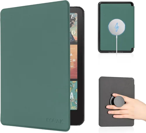 Vista 16 de CoBak Funda con cubierta magnética plegable para Kindle Paperwhite de 7 pulgadas de 12ª generación 2024 y Kindle Colorsoft - para PopSockets Grip