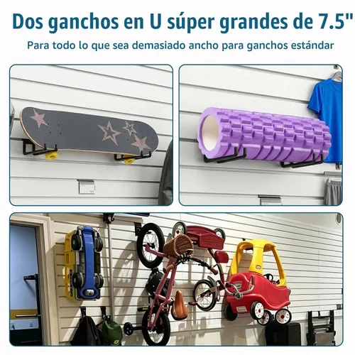 Vista 7 de Juego de accesorios Slatwall de 34 piezas: cestas, juego