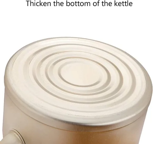 Vista 5 de LIOONS Hervidor de té de grado alimenticio, tetera de aluminio con parte inferior engrosada, tetera de gran capacidad, para todas las estufas