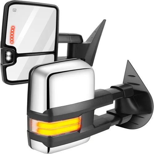 Vista 17 de OCPTY Espejos de remolque sin calefacción, para el lado izquierdo del conductor derecho del pasajero, aptos para 1988-2001 para Chevy para Gmc C3500