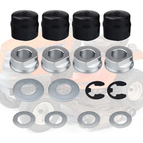 Vista 4 de 532009040 9040H Kit de conversión de buje de rueda delantera a rodamiento para Craftsman Poulan AYP Husqvarna 532124959 121748X 121749X 12000029