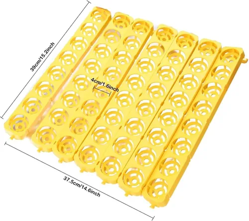 Vista 3 de Incubadora de huevos con giro automático de huevos y control de humedad, incubadora para incubar huevos con controlador de temperatura y vela LED