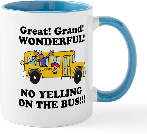 Vista 8 de CafePress Bus Driver Gift Idea Tazas Taza de café de cerámica de 11 oz (11.0 fl oz)