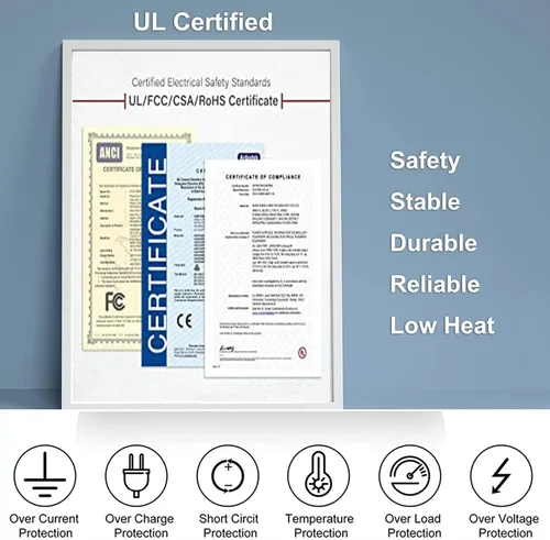 Vista 2 de Enchufe de pared para refrigerador de automóvil con certificación UL compatible con Anker SOLIX EverFrost 2 ARB BougeRV Euhomy BODEGA Wagan AstroAI