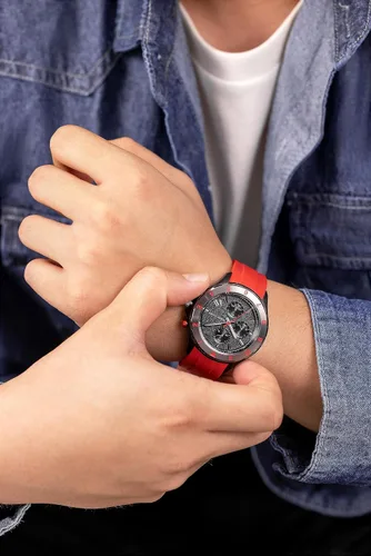 Vista 5 de FILIPPO LORETI Pista Sports - Reloj de pulsera para hombre, 328.1 ft, resistente al agua, 1.654 in, con movimiento multifunción, para hombre