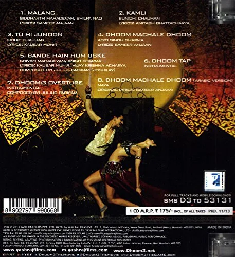 Vista 2 de Dhoom 3 Soundtrack Cyber Monday