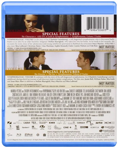 Vista 2 de Nymphomaniac Volume I &Volume II Blu-ray