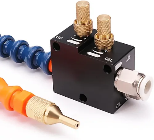 Vista 8 de CLAHJQX Sistema de pulverización de lubricación de refrigerante de niebla para enfriamiento de máquina/corte de metales con enfriamiento de máquina