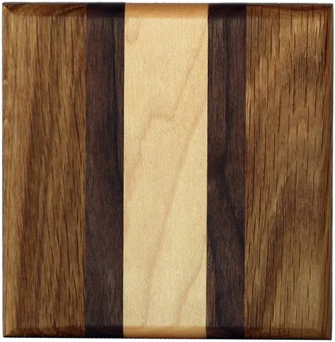 Vista 10 de Tablas de cortar de madera hechas a mano incluyendo aceite (9 "x 11" con asa)