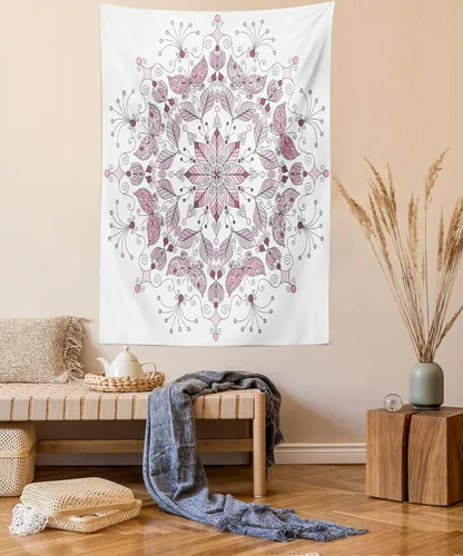 Vista 44 de Ambesonne Tapiz de arte afro, hombre negro fuerte con una corona de trazos impresión de pintura moderna, decoración de tela para colgar en la pared