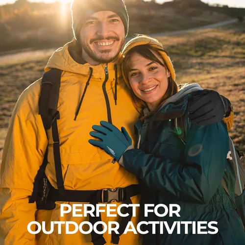 Vista 7 de rivmount Guantes de invierno para mujeres y hombres para clima frío, correr, conducir, ciclismo, resistente al agua y pantalla táctil, guantes
