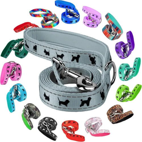Vista 24 de EcoBark Correa para Perro - Correas Cómodas y Reflectantes con Asa Acolchada - Fuerte y Duradera de Alta Resistencia - Entrenamiento y Tiro