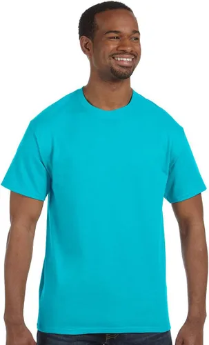 Vista 103 de Gildan Camiseta G500 para hombre Ceniza/baya