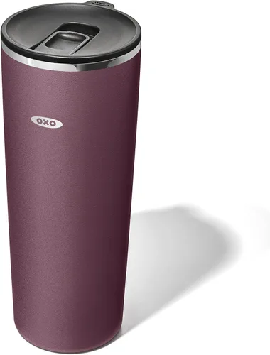 Vista 9 de OXO Strive - Vaso aislado de 24 onzas con tapa deslizante, cobalto oscuro