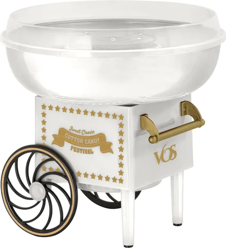 Vista 10 de VOS Mini Máquina de Algodón de Azúcar para Niños, Máquina Roja Retro para Hacer Dulces de Azúcar, Kit de Máquina de Algodón de Azúcar: incluye 15