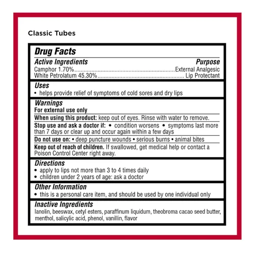 Vista 8 de Carmex Paquete de bálsamo labial medicado clásico, hidratante labial para labios agrietados, paquete variado de 9 unidades (2 tubos, 7 palos)