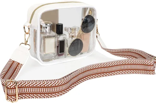 Vista 10 de Aveniee Clear Bag Stadium Approved, Clear Purses for Women, Cross body Bag for Concerts with Adjustable Strap