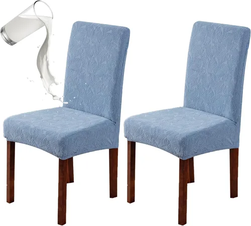 Vista 55 de Genina Fundas impermeables para sillas Parsons de comedor, fundas elásticas para sillas Parsons para comedor, cocina, funda protectora para silla
