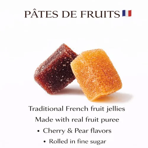 Vista 4 de Maxim's de Paris - Surtido gourmet de confitería francesa - Calissons, pastas de frutas, caramelos, turrones - 32 piezas, 6.9 onzas