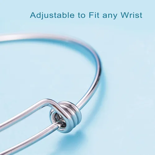 Vista 5 de LParkin Pulsera de regalo para madrina, regalos de propuesta de madrina, bautizo, pulsera significativa para mujer, Metal