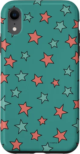 Vista 24 de Funda con patrón de estrellas de varios colores para iPhone 13 Pro Heartstopper