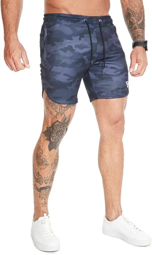 Vista 4 de Wangdo Pantalones cortos de entrenamiento para hombre de 7 pulgadas, pantalones cortos deportivos para bicicleta, pantalones cortos de gimnasio