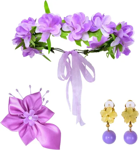 Vista 4 de WizUnit Disfraz de princesa para disfraz de familia mágica de Incando con accesorios