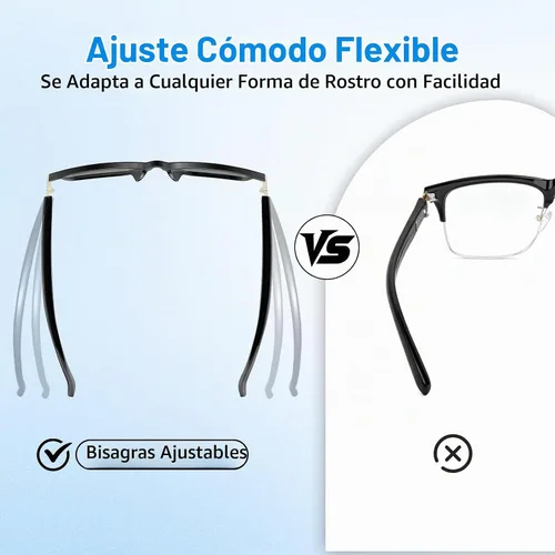 Vista 6 de Gafas Inteligentes de Traducción Ai con ChatGPT, Gafas Bluetooth con Traducción de 164+ Idiomas, Gafas Traductoras con Lentes de Cambio
