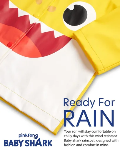 Vista 3 de Nickelodeon Chaqueta de lluvia para niño, con capucha, para bebé, patrulla canina (talla 4-7)